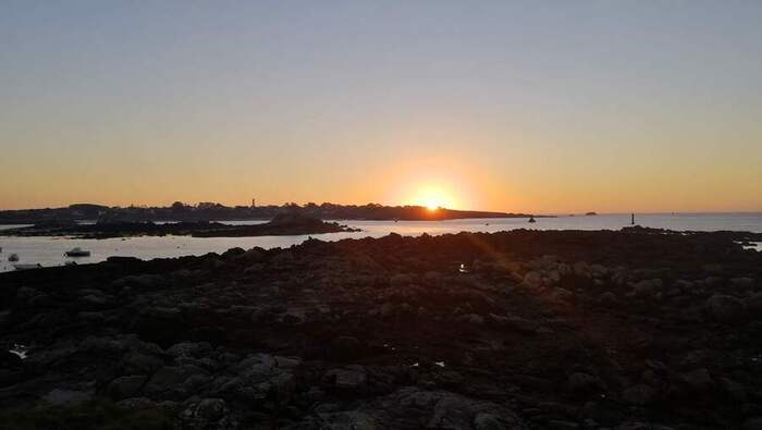 Couché de soleil en Bretagne