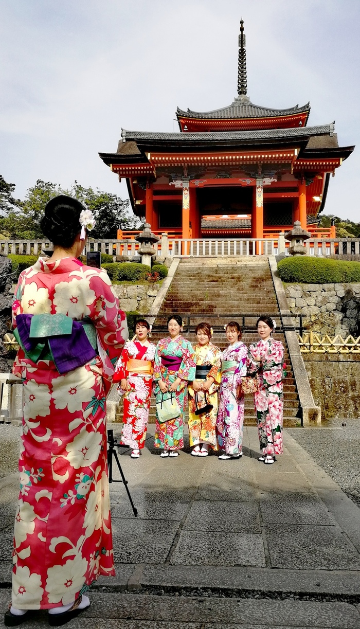 En kimono... les chinoises