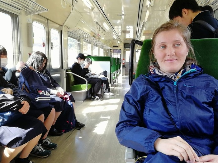 Julie dans le train